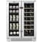 Whynter 24 in Built-In French Door Dual Zone Wine Refrigerator/Beverage Center BWB-2060FDS - alternate 1